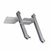 FOOTRESTS short (duraluminium, length 215 mm,140mm shift,1 set)