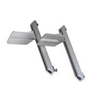 FOOTRESTS short (duraluminium, length 215 mm,140mm shift,1 set)