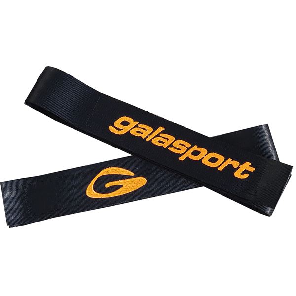 VELCRO STRAPS 2x1,1m, w.60mm,1 set of straps ( as seat belt) with sewed VELCRO and GALASPORT logo