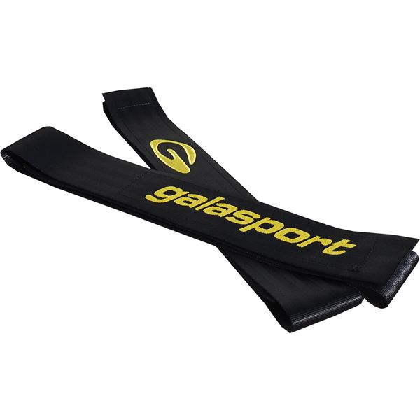 VELCRO STRAPS 2x1,25m, w.60mm,1 set of straps ( as seat belt) with sewed VELCRO and GALASPORT logo