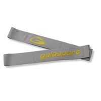 VELCRO STRAPS LIGHT 2x1,25m grey w.60mm,1 set of straps (as seat belt) with sewed VELCRO and GALASPORT logo