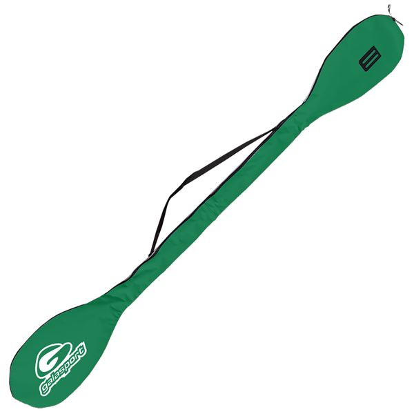 K1-2 two paddle bag,green colour,separated by soft fabric,strap