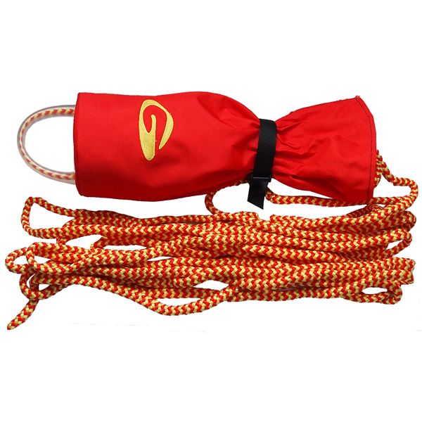 Throw bag 15m red colour