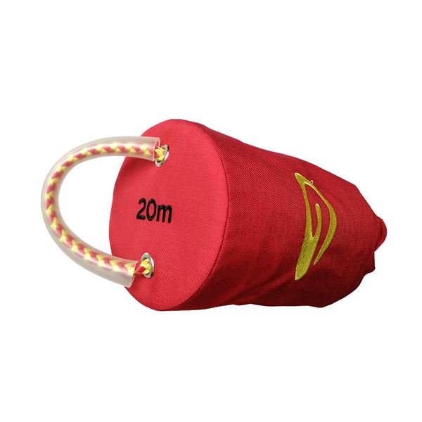 Throw bag 20m red colour