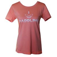 I love paddling women's T-shirt SS,rose clay,100% cotton,size XL